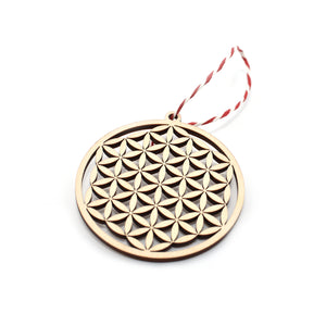 Christmas tree decoration - Family pack (10 pieces) - Woodnectar.com (woodnectar, wood, wooden box, cookie stamp, engraving)