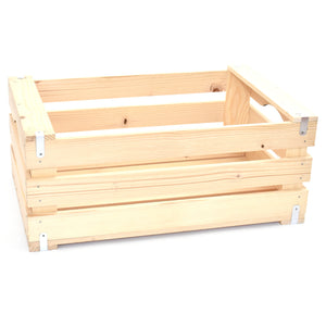 Wooden box - Classic Big (3 lines) - Woodnectar.com (woodnectar, wood, wooden box, cookie stamp, engraving)